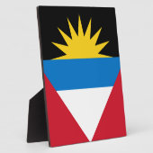 Flagge von Antigua und Barbuda Fotoplatte (Seite)