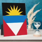 Flagge von Antigua und Barbuda Fotoplatte (Seite)