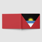 Flagge von Antigua und Barbuda Gästebuch (Voll)