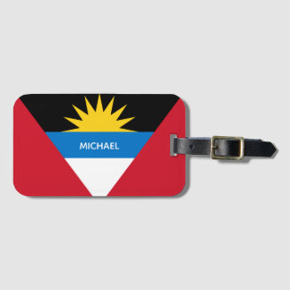 Flagge von Antigua und Barbuda Gepäckanhänger