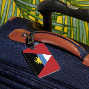 Flagge von Antigua und Barbuda Gepäckanhänger