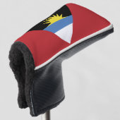 Flagge von Antigua und Barbuda Golf Headcover (3/4 Vorderseite)