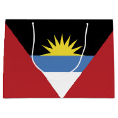 Flagge von Antigua und Barbuda Große Geschenktüte (Vorderseite)