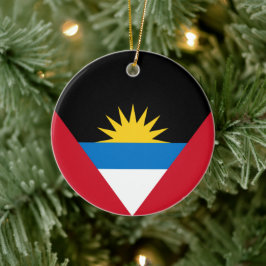 Flagge von Antigua und Barbuda Keramik Ornament