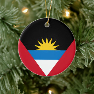 Flagge von Antigua und Barbuda Keramik Ornament