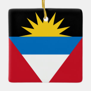 Flagge von Antigua und Barbuda Keramikornament