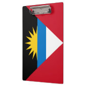Flagge von Antigua und Barbuda Klemmbrett (Links)