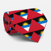 Flagge von Antigua und Barbuda Krawatte (Gerollt)