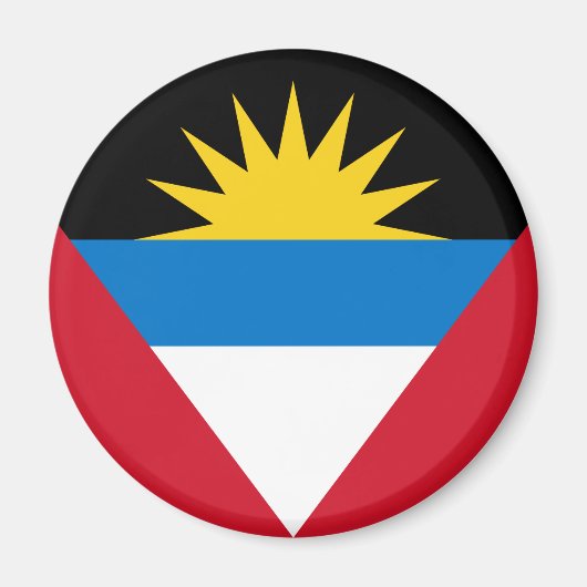 Flagge von Antigua und Barbuda Magnet (Vorne)