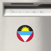 Flagge von Antigua und Barbuda Magnet (In Situ (Geschirrspüler))