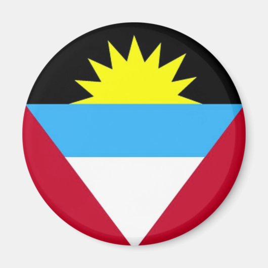 Flagge von Antigua und Barbuda Magnet (Vorne)
