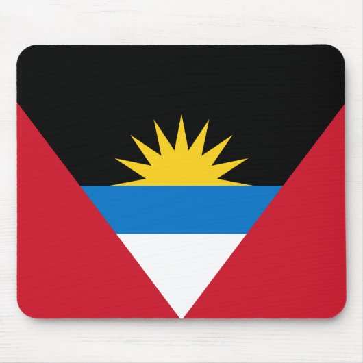 Flagge von Antigua und Barbuda Mousepad (Vorne)