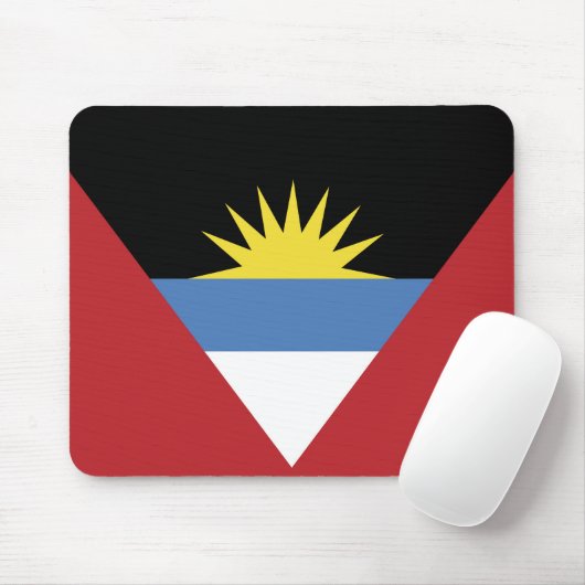 Flagge von Antigua und Barbuda Mousepad (Mit Mouse)