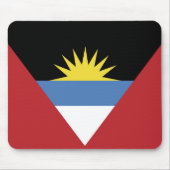 Flagge von Antigua und Barbuda Mousepad (Vorne)