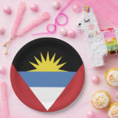 Flagge von Antigua und Barbuda Pappteller (Party)