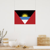 Flagge von Antigua und Barbuda Poster (Küche)