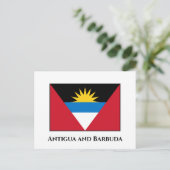 Flagge von Antigua und Barbuda Postkarte (Stehend Vorderseite)