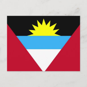 Flagge von Antigua und Barbuda Postkarte