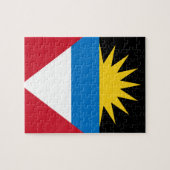 Flagge von Antigua und Barbuda Puzzle (Horizontal)