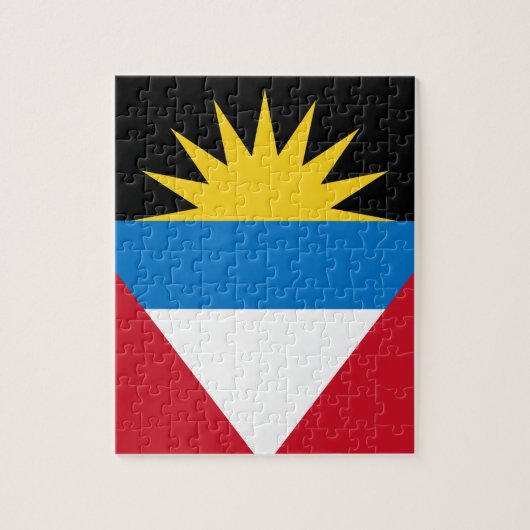 Flagge von Antigua und Barbuda Puzzle (Vertikal)