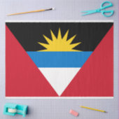 Flagge von Antigua und Barbuda Seidenpapier (Basteln)
