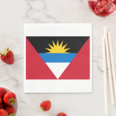Flagge von Antigua und Barbuda Serviette (Beispiel)