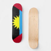 Flagge von Antigua und Barbuda Skateboard (Vorderseite)