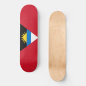 Flagge von Antigua und Barbuda Skateboard (Vorderseite)