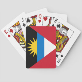 Flagge von Antigua und Barbuda Spielkarten