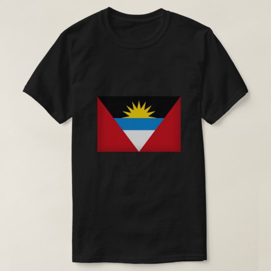 Flagge von Antigua und Barbuda T-Shirt (Design vorne)