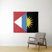 Flagge von Antigua und Barbuda Wandteppich (Beispiel (Horizontal))