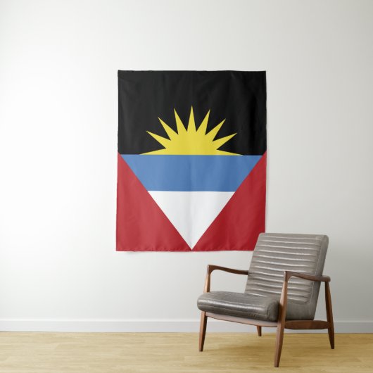 Flagge von Antigua und Barbuda Wandteppich (Beispiel)