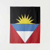 Flagge von Antigua und Barbuda Wandteppich (Vorderseite)