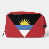 Flagge von Antigua und Barbuda Waschbeutel (Rückseite)