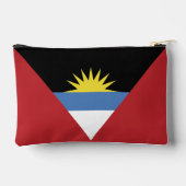 Flagge von Antigua und Barbuda Zubehörtasche (Rückseite)