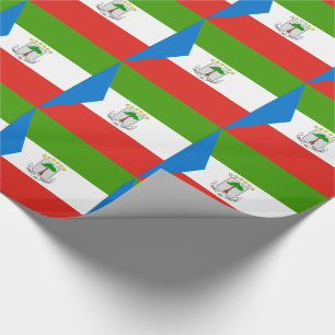 Flagge von Äquatorialguinea Geschenkpapier