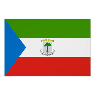 Flagge von Äquatorialguinea Poster
