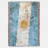 Flagge von Argentinien Decke (Vorderseite Vertikal)