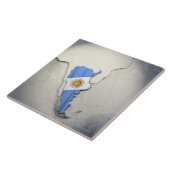 Flagge von Argentinien Fliese (Seite)