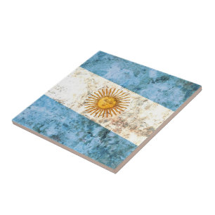 Flagge von Argentinien Fliese
