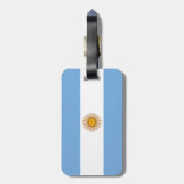 Flagge von Argentinien-Gepäckanhänger mit Gepäckanhänger (Rückseite vertikal)