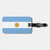 Flagge von Argentinien-Gepäckanhänger mit Gepäckanhänger (Rückseite horizontal)