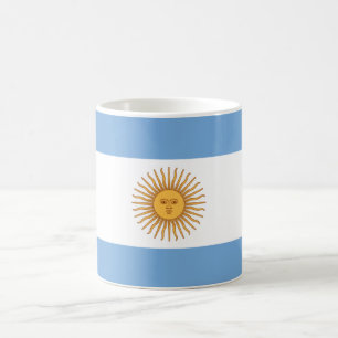 Flagge von Argentinien Kaffeetasse