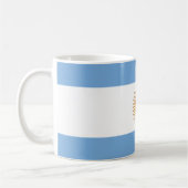 Flagge von Argentinien Kaffeetasse (Links)