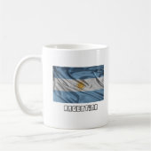 Flagge von Argentinien Kaffeetasse (Links)