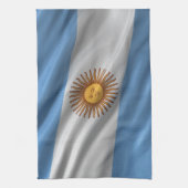 Flagge von Argentinien Küchentuch (Vertikal)
