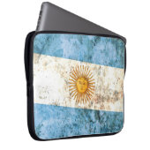 Flagge von Argentinien Laptopschutzhülle (Vorne Rechts)