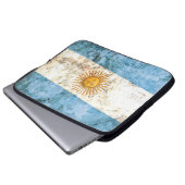 Flagge von Argentinien Laptopschutzhülle (Vorne Knopf)