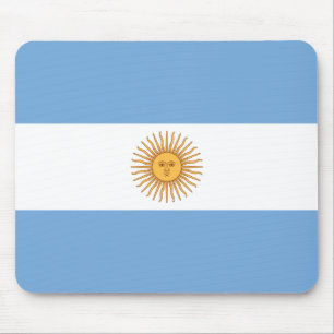 Flagge von Argentinien Mousepad