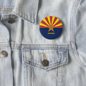 Flagge von Arizona Button (Beispiel)
